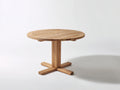 Tavolo da giardino - legno massello - 122x122x74 cm - naturale chiaro - minimalista